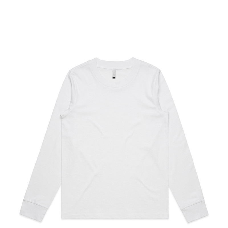 Women's Dice L/S Tee in White