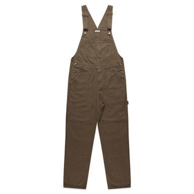 Canvas Overalls in Walnut