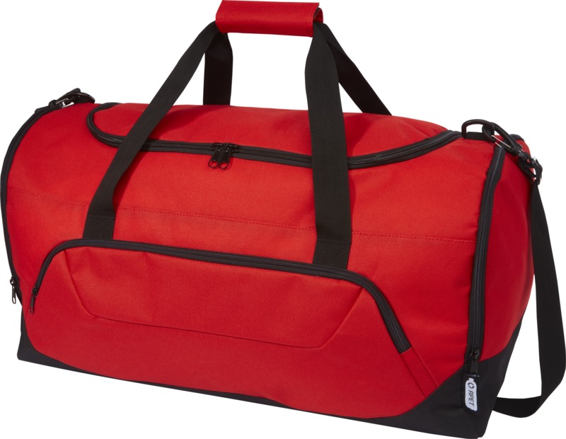 Retrend GRS RPET duffel bag 40L in Red
