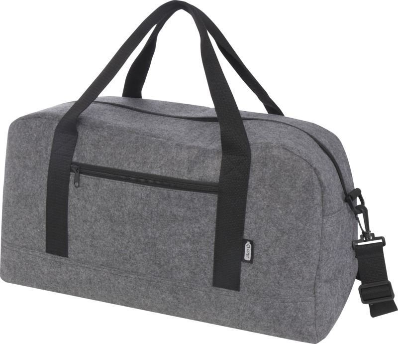 Felta GRS recycled duffel bag 35L in Medium grey