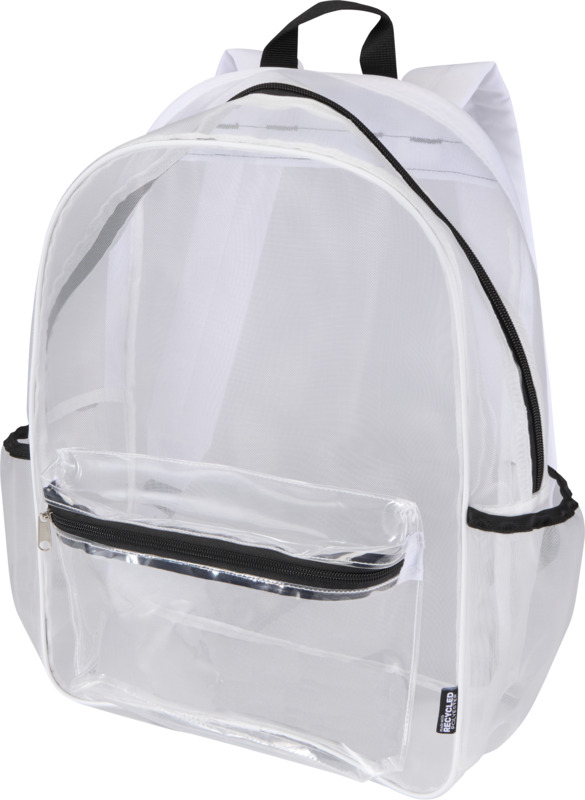 Mesh recycled backpack 18L in White